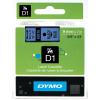Dymo 40916 / S0720710 D1-Band 9mm schwarz auf blau