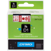 Dymo 45805 / S0720850 D1-Band 19mm rot auf wei