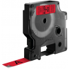 Dymo 45017 / S0720570 D1-Band 12mm schwarz auf rot