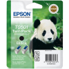 Original Epson C13T05014210 / T0501 Tinte Schwarz 2er Set