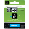 Dymo 43610 / S0720770 D1-Band 6mm schwarz auf Transparent