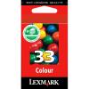 Original Lexmark 018CX033E / NO33HC Tinte Color