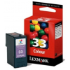 Original Lexmark 018CX033E / NO33HC Tinte Color