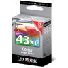 Original Lexmark 18YX143E / NO43XL Tinte Color XXL