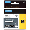 Dymo Flexibles Nylonband 12mm schwarz/wei� (18488)
