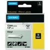 Dymo Farbiges Vinylband 12mm schwarz/wei (18444)