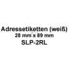 SLP2RL SEIKO Adressetiketten (2) 89x28mm 2x130Stck weiss