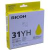 Original Ricoh 405704 / GC 31HY Gelkartusche Gelb