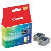 Canon Tintenpatrone 2 x cyan/magenta/gelb (9818A020, 2 x BCI-16C)