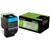 Original Lexmark 70C2XC0 / NO702XC Toner Cyan XXL