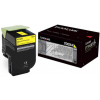 Original Lexmark 70C0X40 / NO700X4 Toner Gelb XXL
