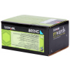 Original Lexmark 80C2HC0 / NO802HC Toner Cyan
