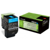 Original Lexmark 80C2HC0 / NO802HC Toner Cyan