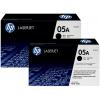 Original HP CE505D / 05A Toner Schwarz 2er Set