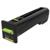 Original Lexmark 72K20YE Toner Gelb