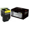 Original Lexmark 80C0S40 / NO800S4 Toner Gelb XXL