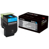 Original Lexmark 80C0X20 / NO800X2 Toner Cyan