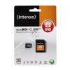 INTENSO MICRO SDHC KARTE 8GB 3403460 21MB/s mit Adapter