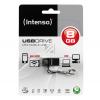 INTENSO MINI MOBILE LINE USB STICK 8GB 3524460 20MB/s USB 2.0 schwarz