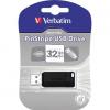 VERBATIM PINSTRIPE USB STICK 32GB 49064 12MB/s USB 2.0 schwarz